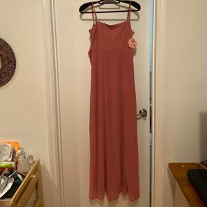 Show Me Your MuMu, Lauren Tie Dress Sunset Rose